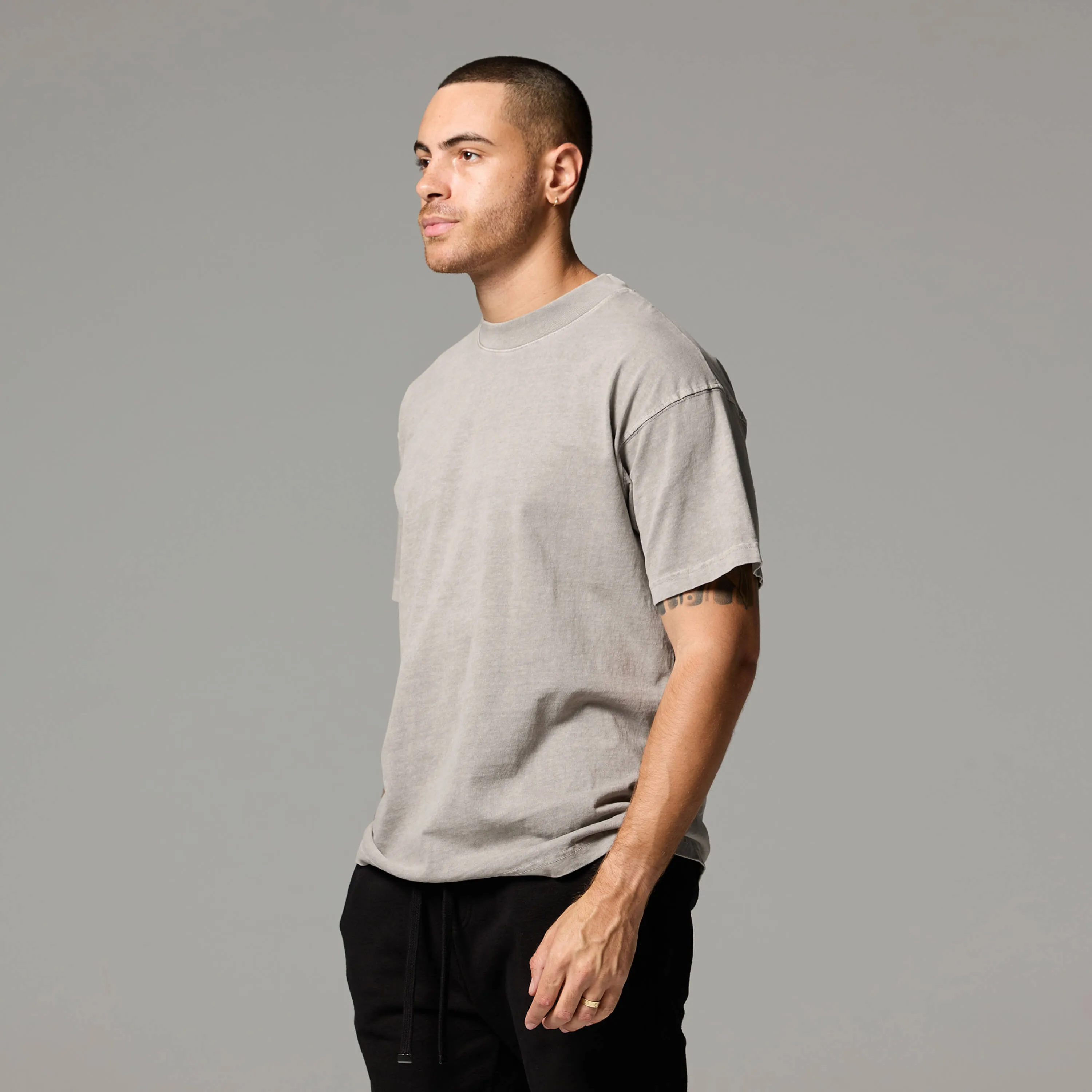 MENS MOCK NECK TEE sold by Talentless product image thumbnail 3