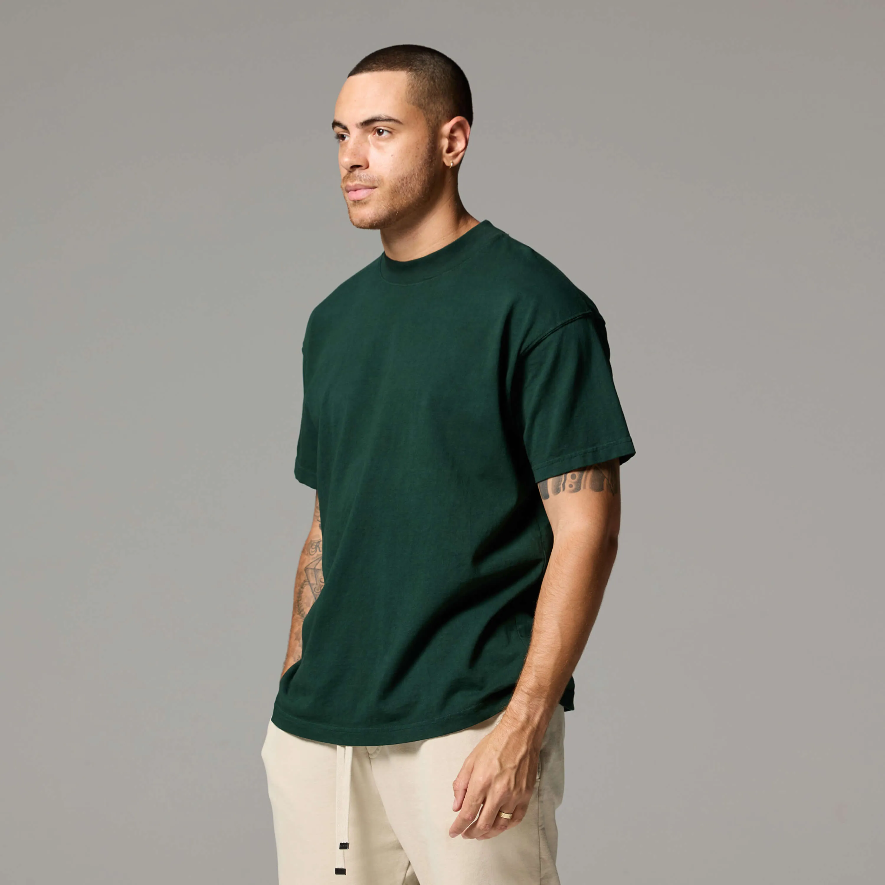 MENS MOCK NECK TEE sold by Talentless product image thumbnail 2