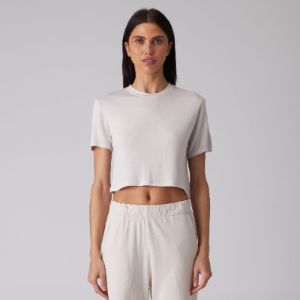 WOMENS CROP MODAL TEE sold by Talentless