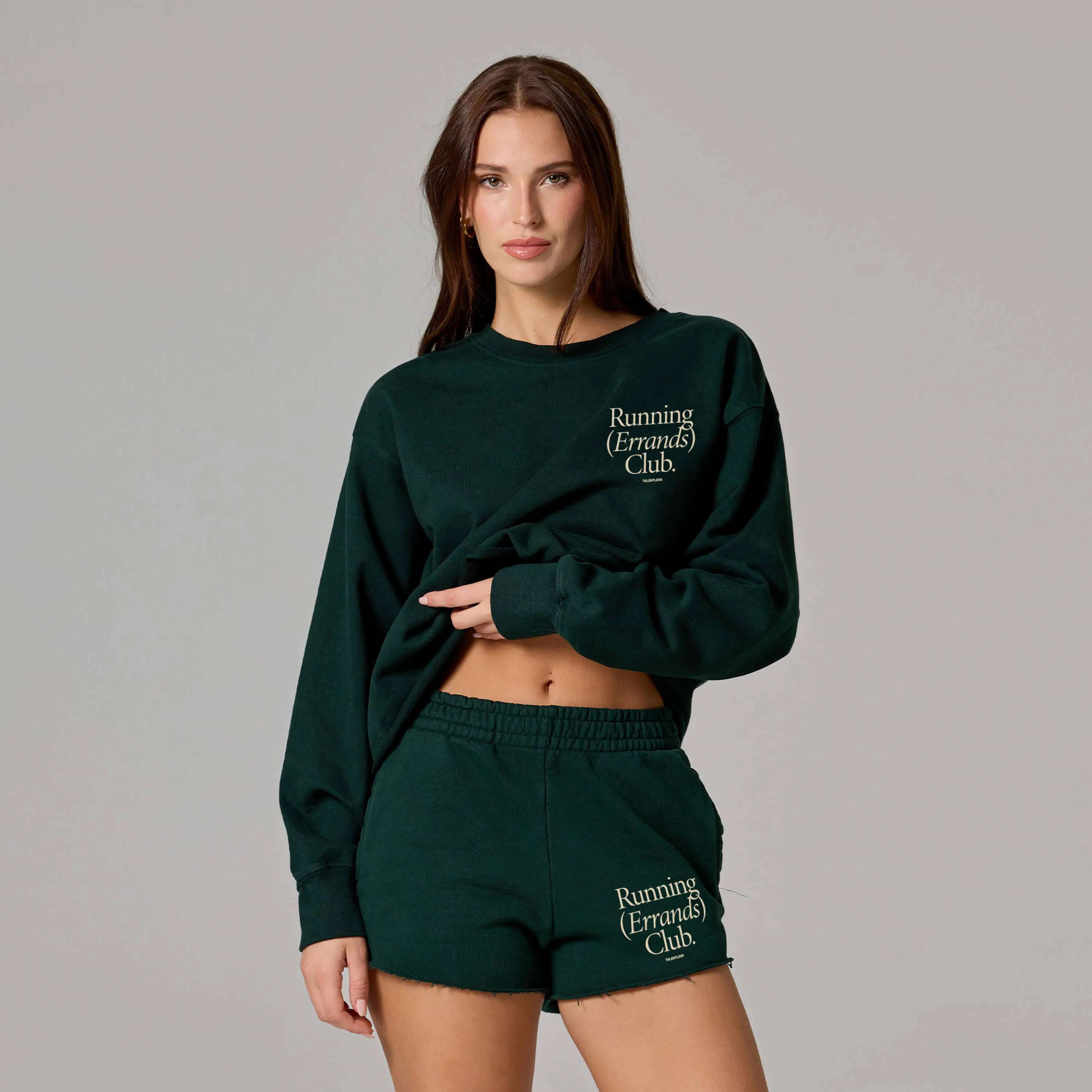 WOMENS RUNNING CLUB CREWNECK sold by Talentless product image thumbnail 4