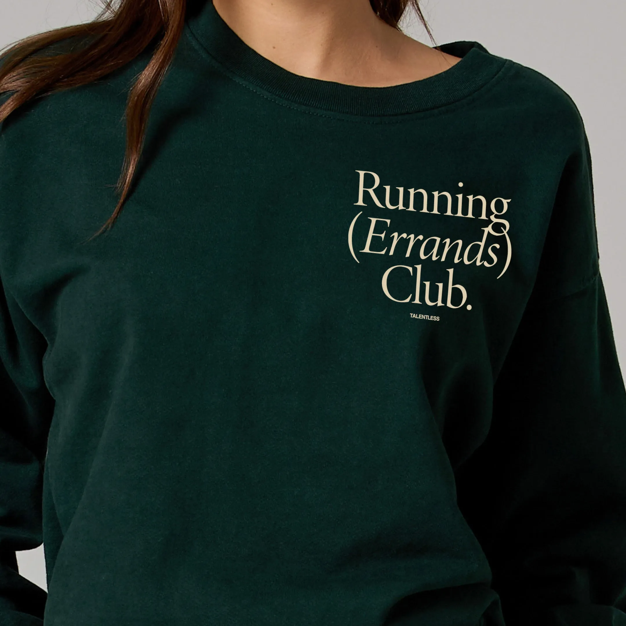 WOMENS RUNNING CLUB CREWNECK sold by Talentless product image thumbnail 3