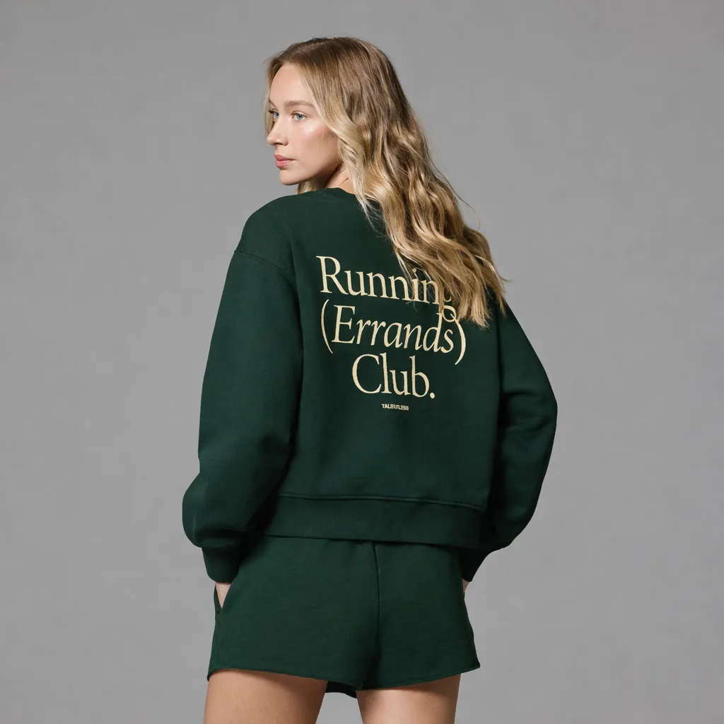 WOMENS RUNNING CLUB CREWNECK sold by Talentless product image thumbnail 2