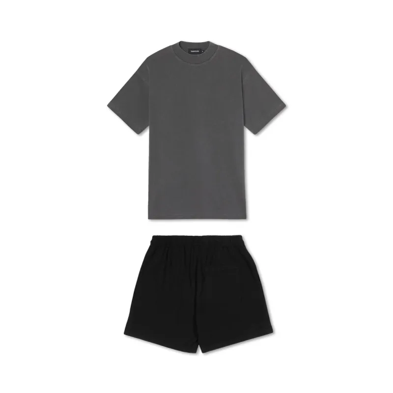 MENS MOCK NECK TEE + JERSEY SHORTS BUNDLE sold by Talentless