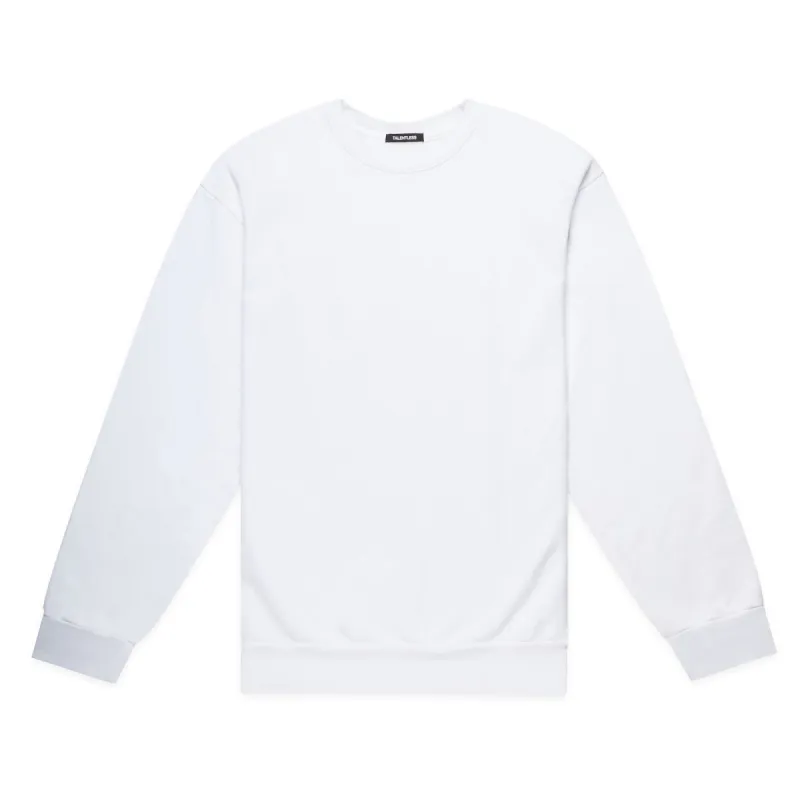 MENS HEAVYWEIGHT CREWNECK - WHITE sold by Talentless
