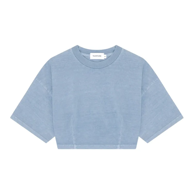 WOMENS CROP DARTED TEE sold by Talentless