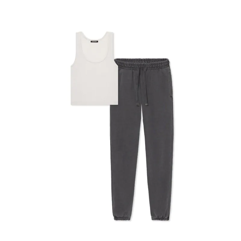 WOMENS MODAL CROP TANK + SWEATPANTS - BUNDLE sold by Talentless