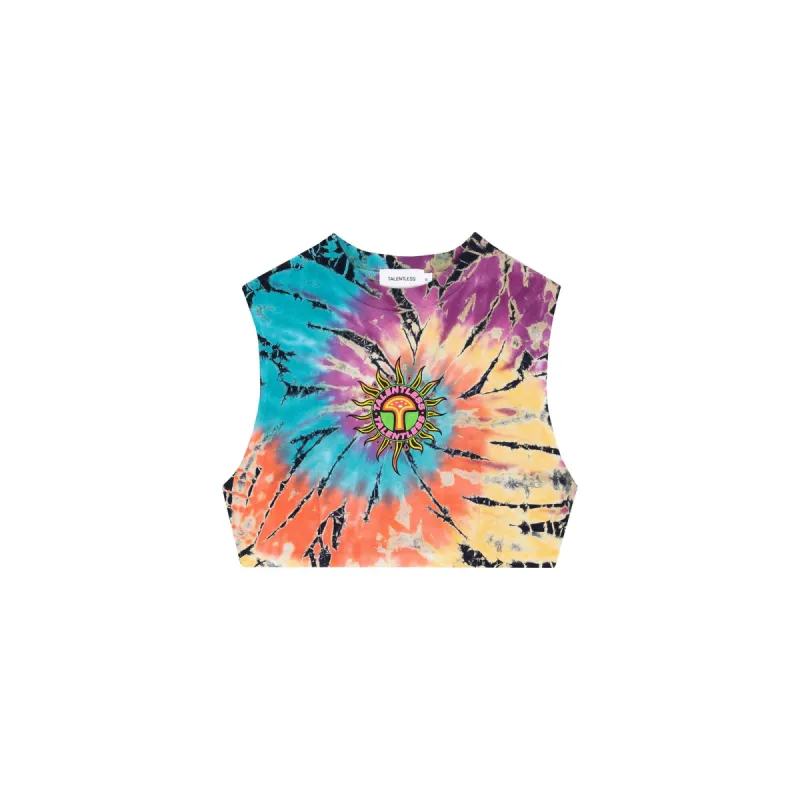 WOMENS CROP DART MUSCLE TEE sold by Talentless