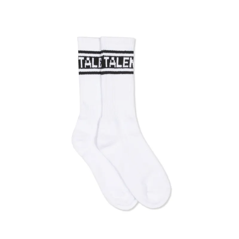 UNISEX LOGO STRIPE TUBE SOCK sold by Talentless