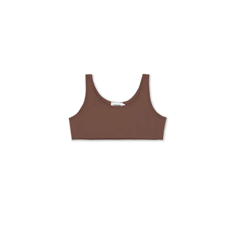 WOMENS CROP RAW HEM TANK sold by Talentless