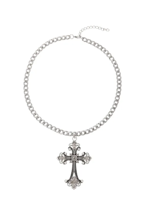 Celeste Gothic Cross Necklace sold by Maison FouFou