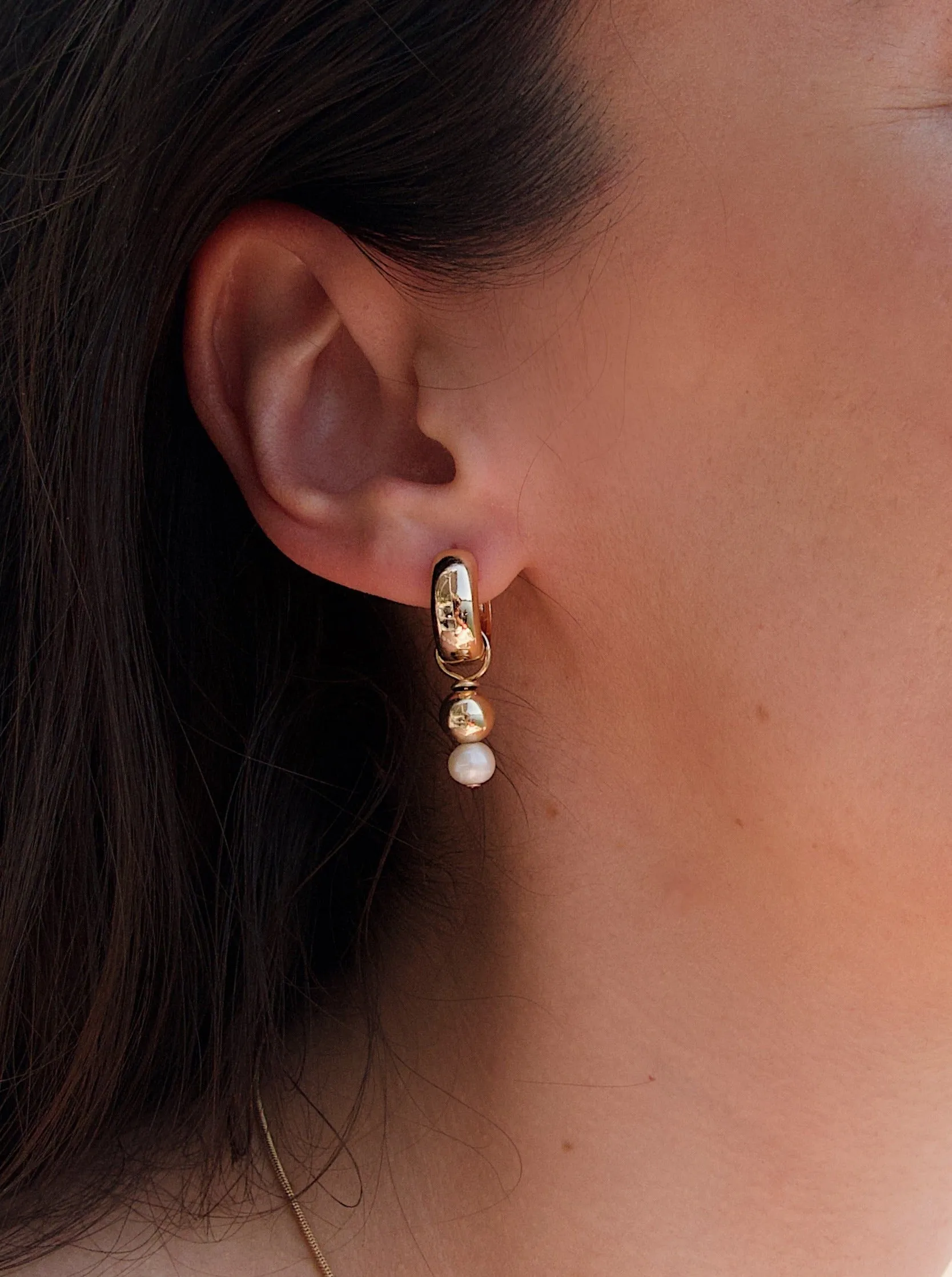 Thea Gold Earrings sold by Adorn Pili product image thumbnail 2