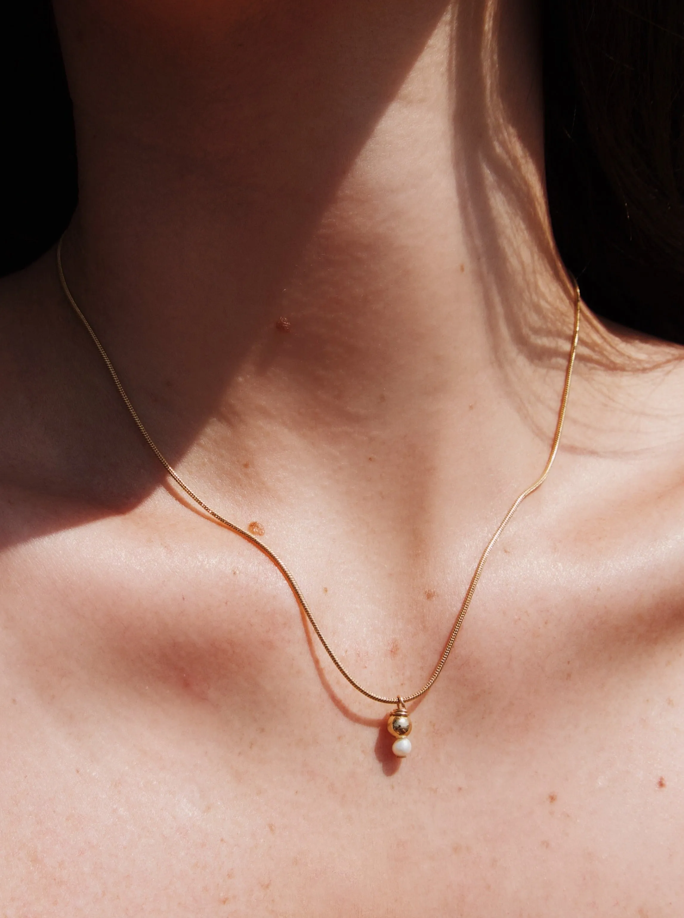 Thea Gold Necklace sold by Adorn Pili product image thumbnail 2