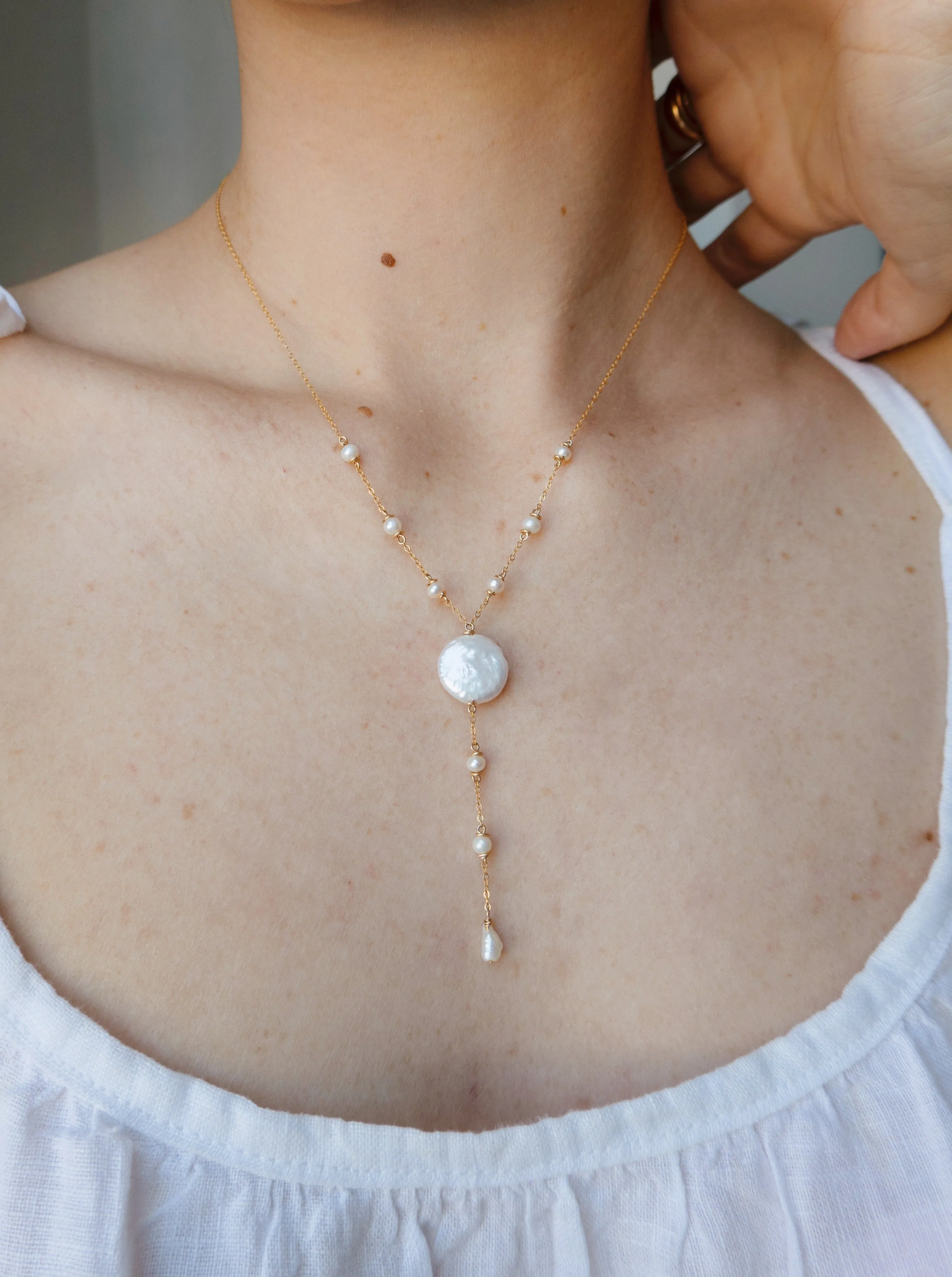 Lana Lariat Necklace sold by Adorn Pili product image thumbnail 2