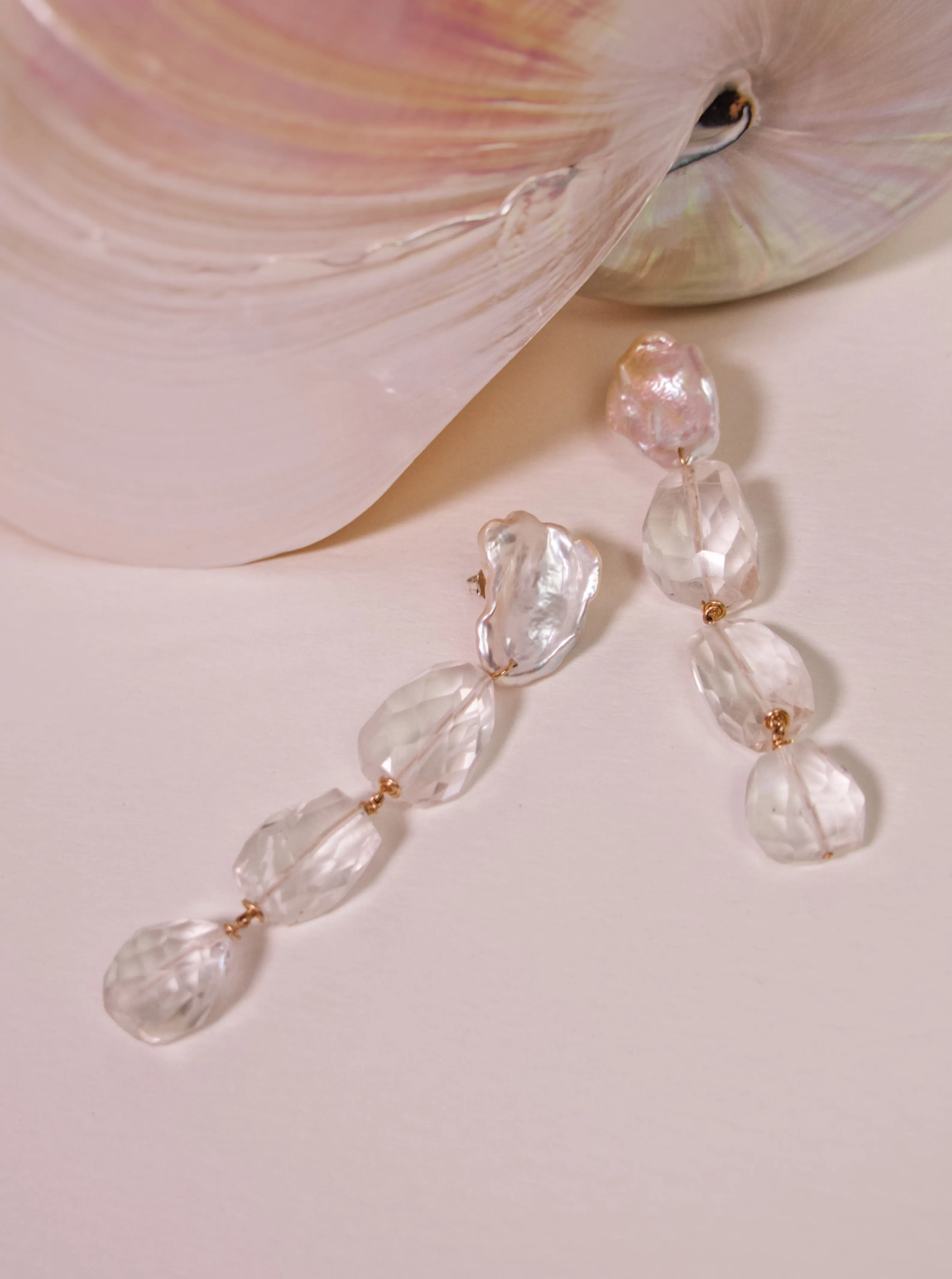 Crystal Drop Earrings sold by Adorn Pili product image thumbnail 3
