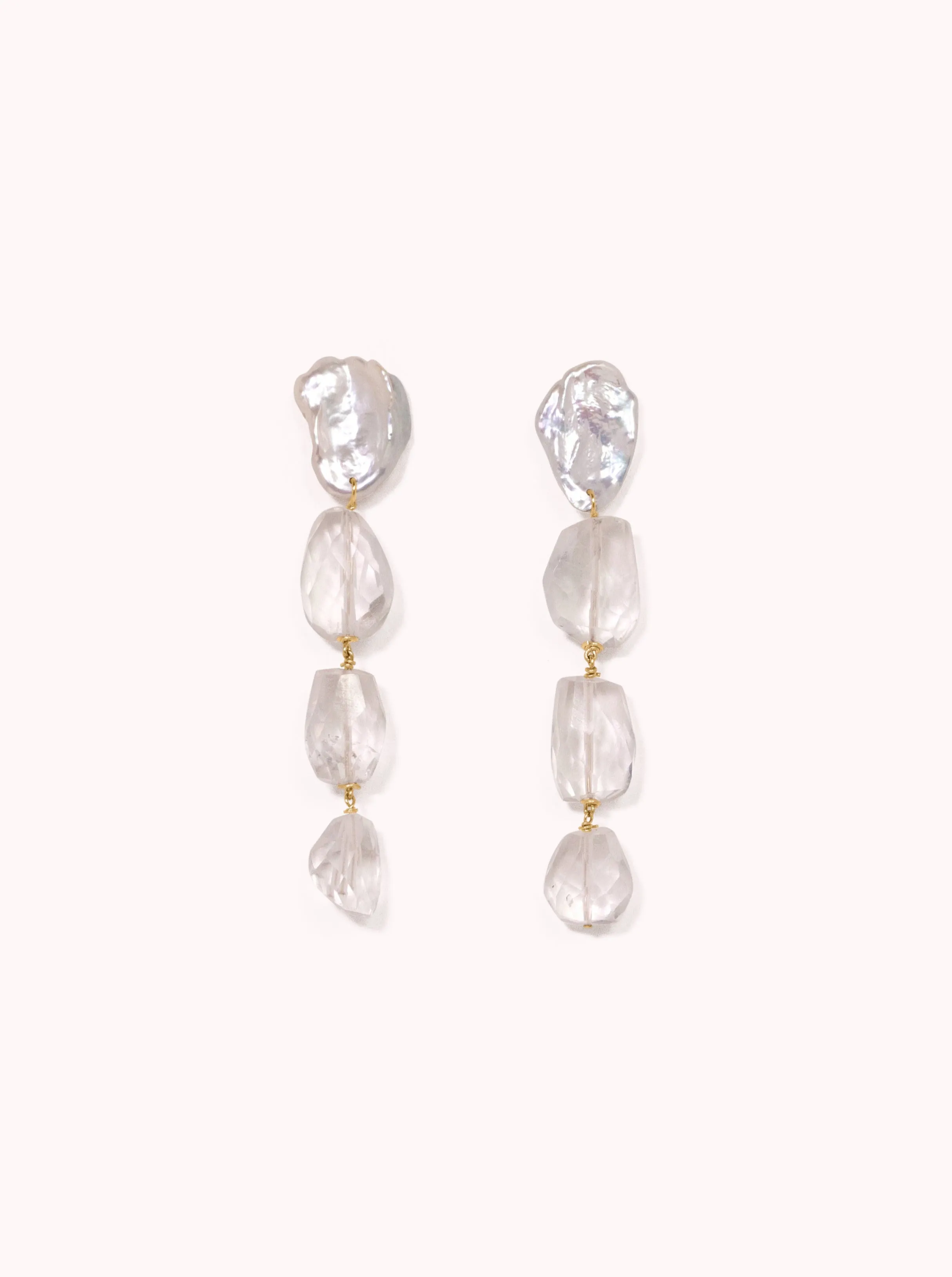 Crystal Drop Earrings sold by Adorn Pili