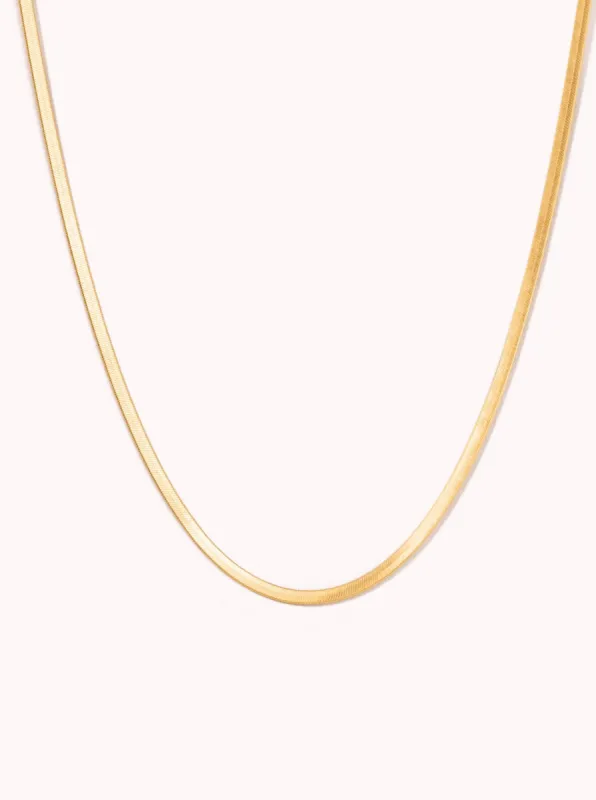 Herringbone Chain sold by Adorn Pili