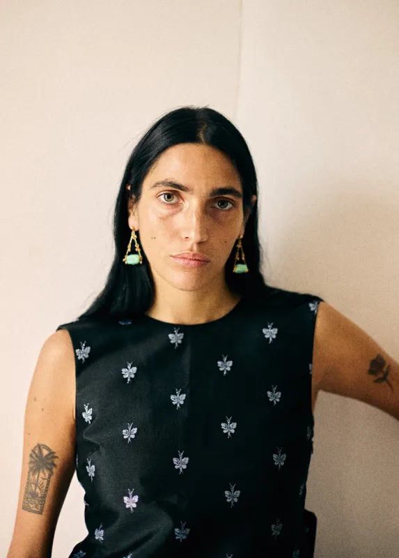 Gallipoli earrings Pistachio sold by Bangle Begum