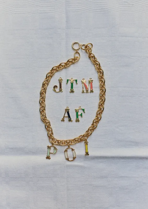 Bright Words necklace (3 letters) sold by Bangle Begum