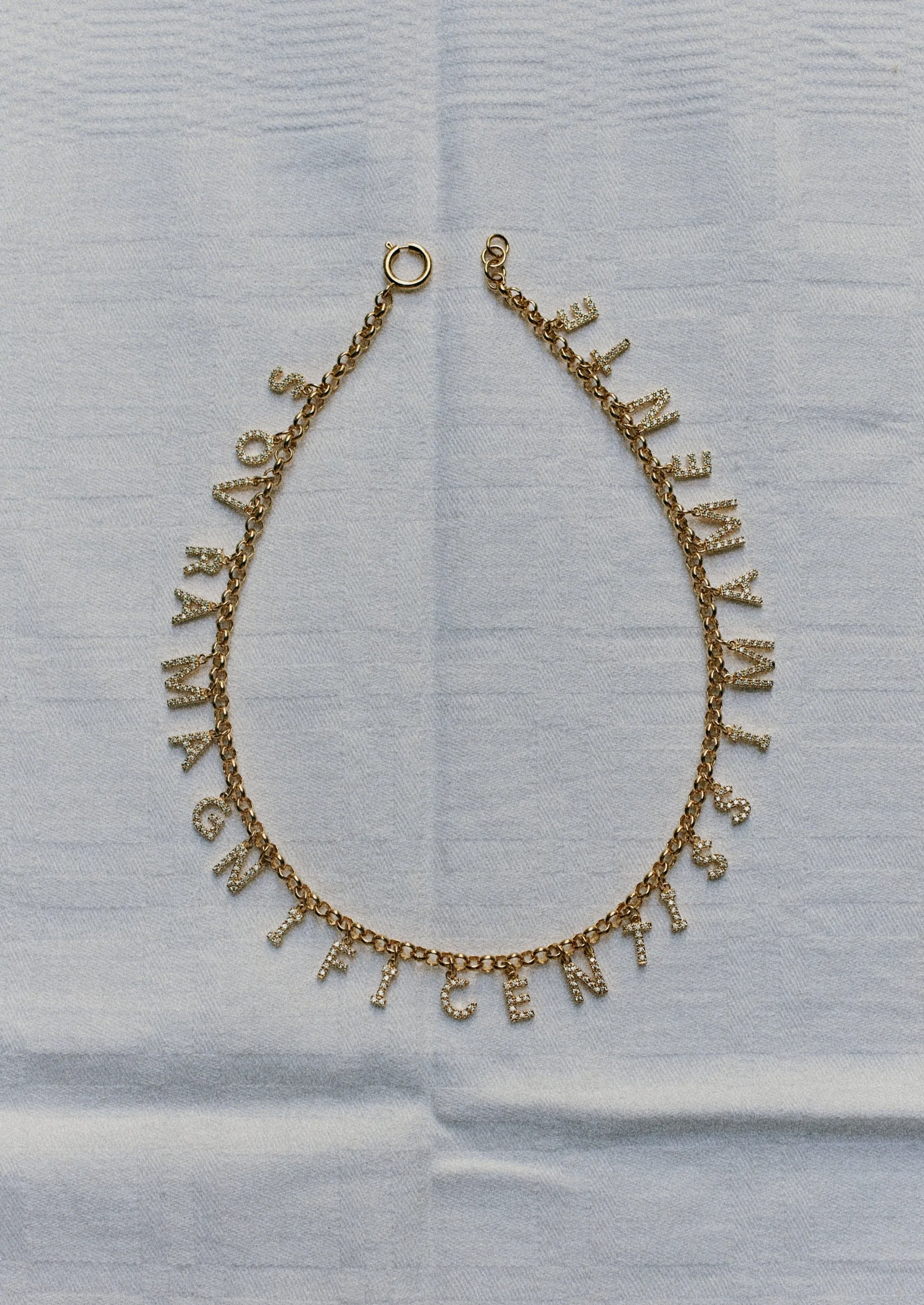 *Custom* Weird Words necklace sold by Bangle Begum product image thumbnail 5