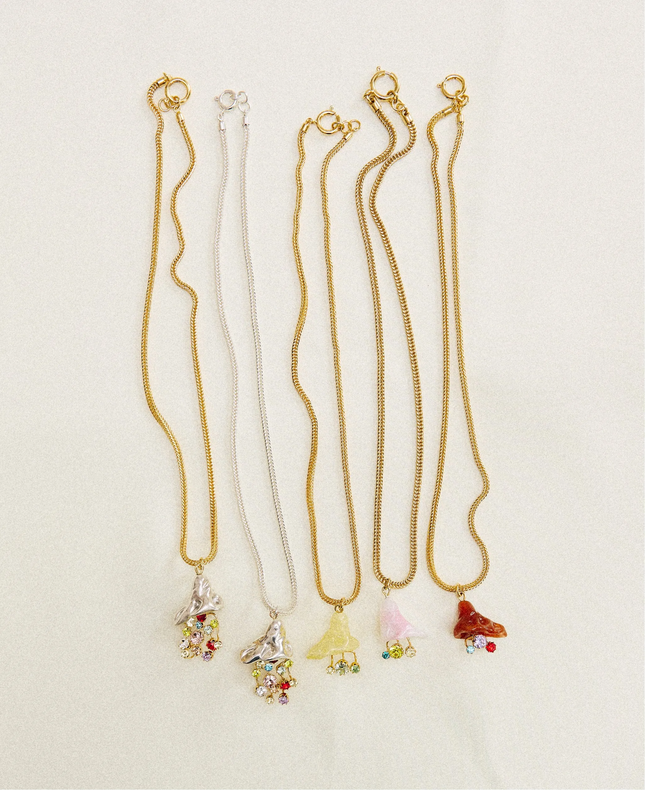 Mercure necklace Pink sold by Bangle Begum