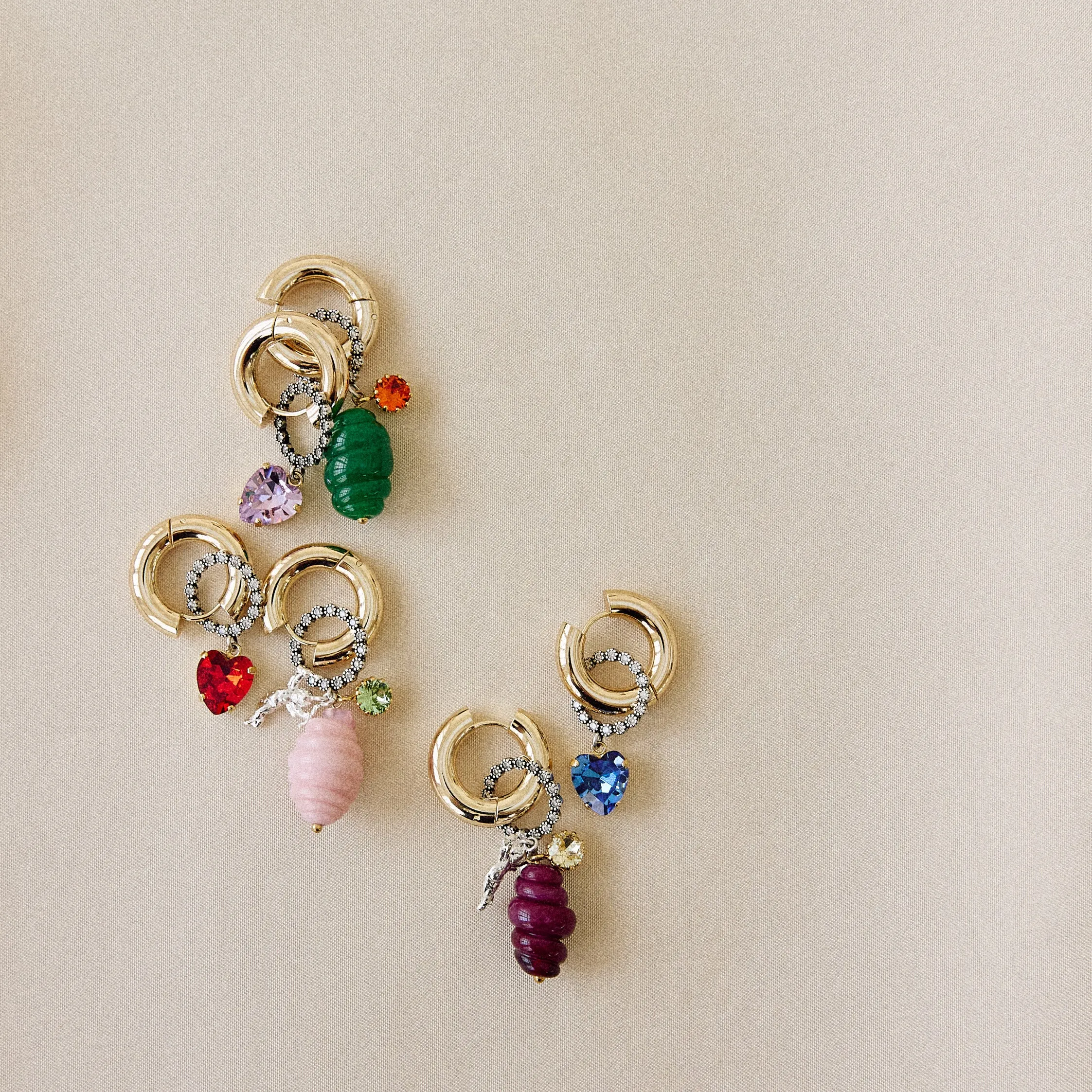 Vintage Palermo earrings Green sold by Bangle Begum product image thumbnail 4