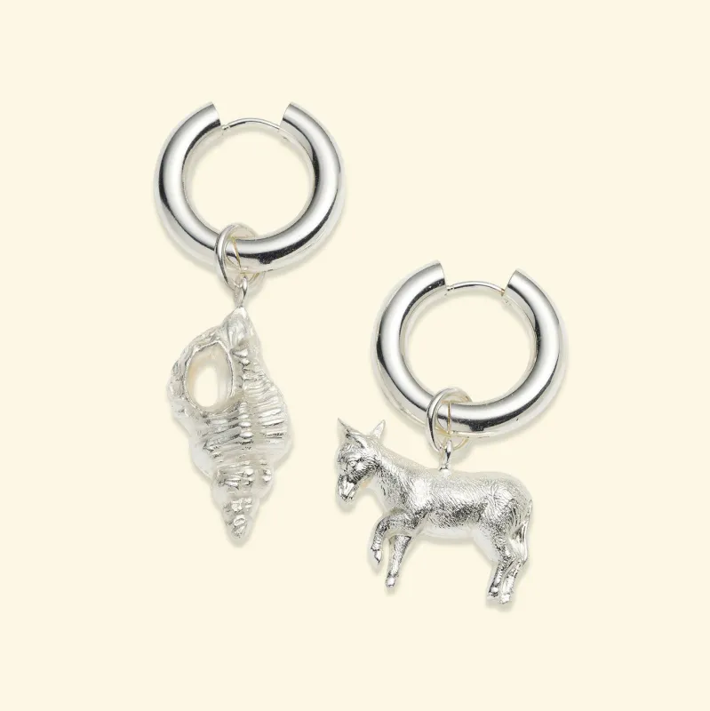 Failaka earrings Silver sold by Bangle Begum