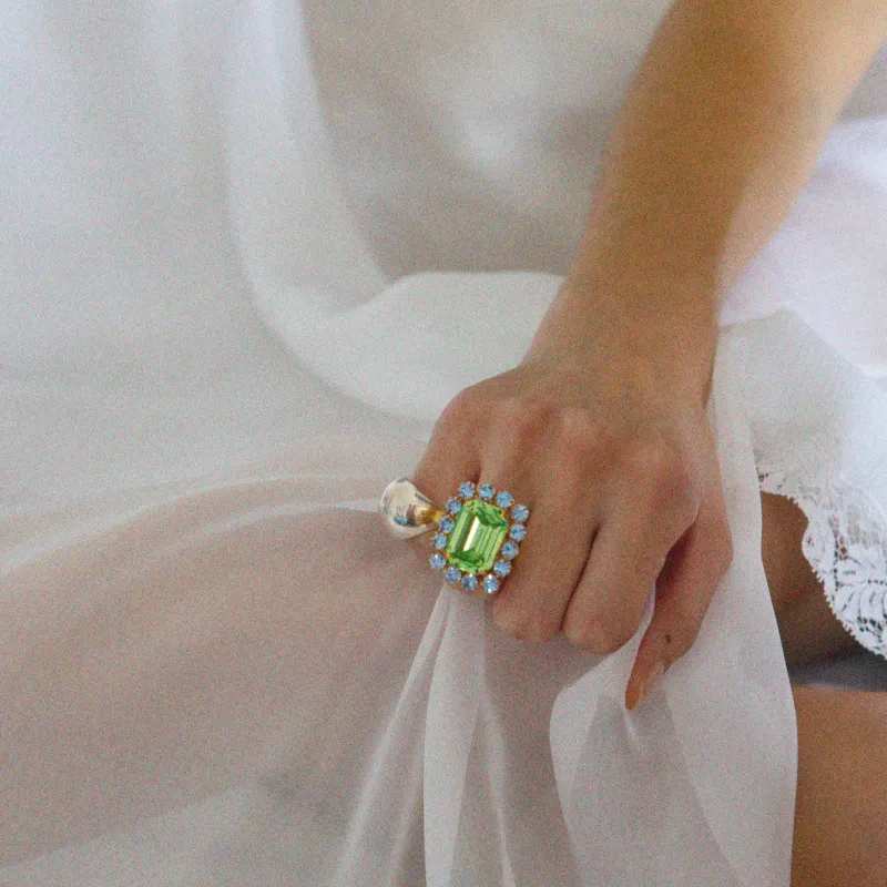 Rebecca ring Olive sold by Bangle Begum