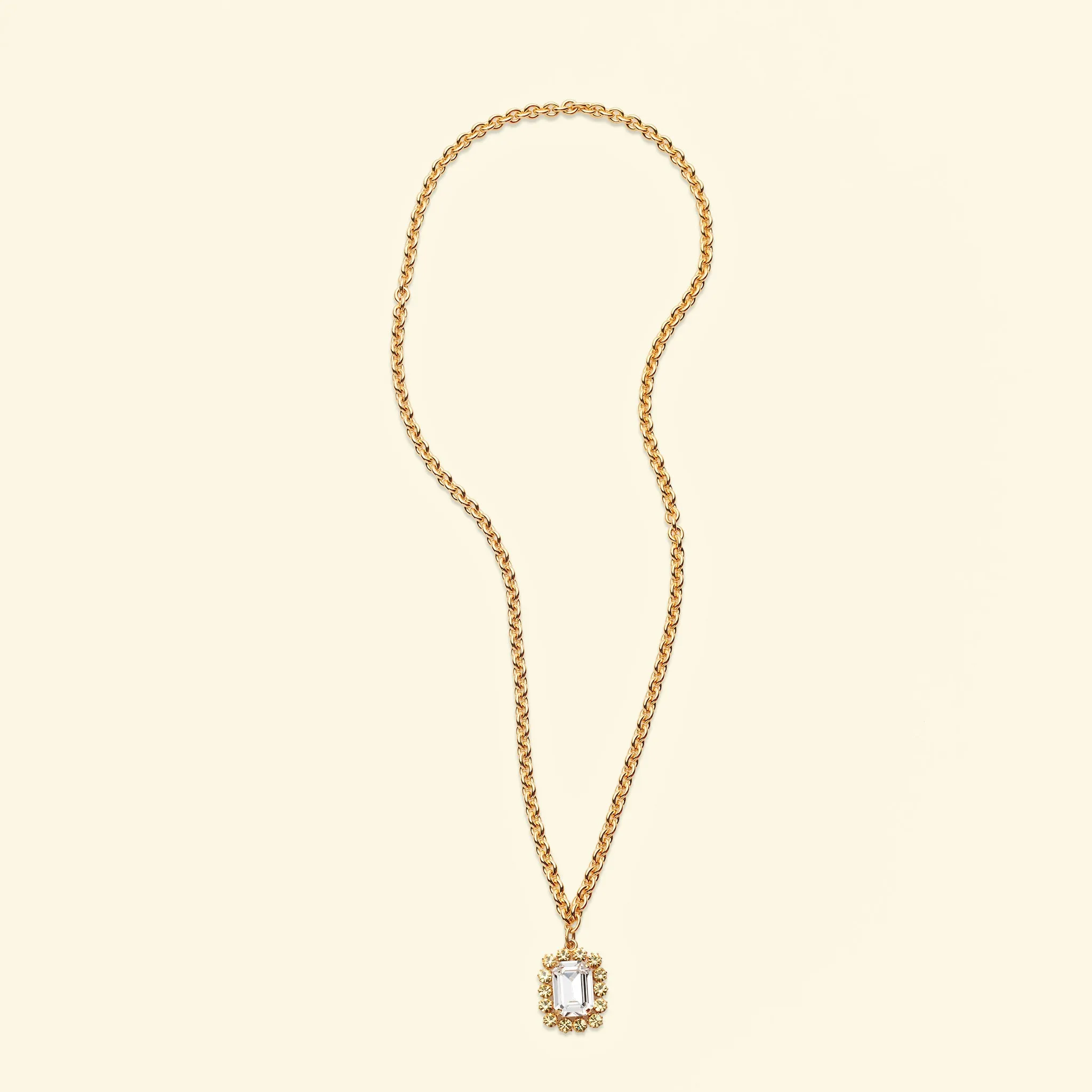 Rebecca necklace White chain sold by Bangle Begum product image thumbnail 4