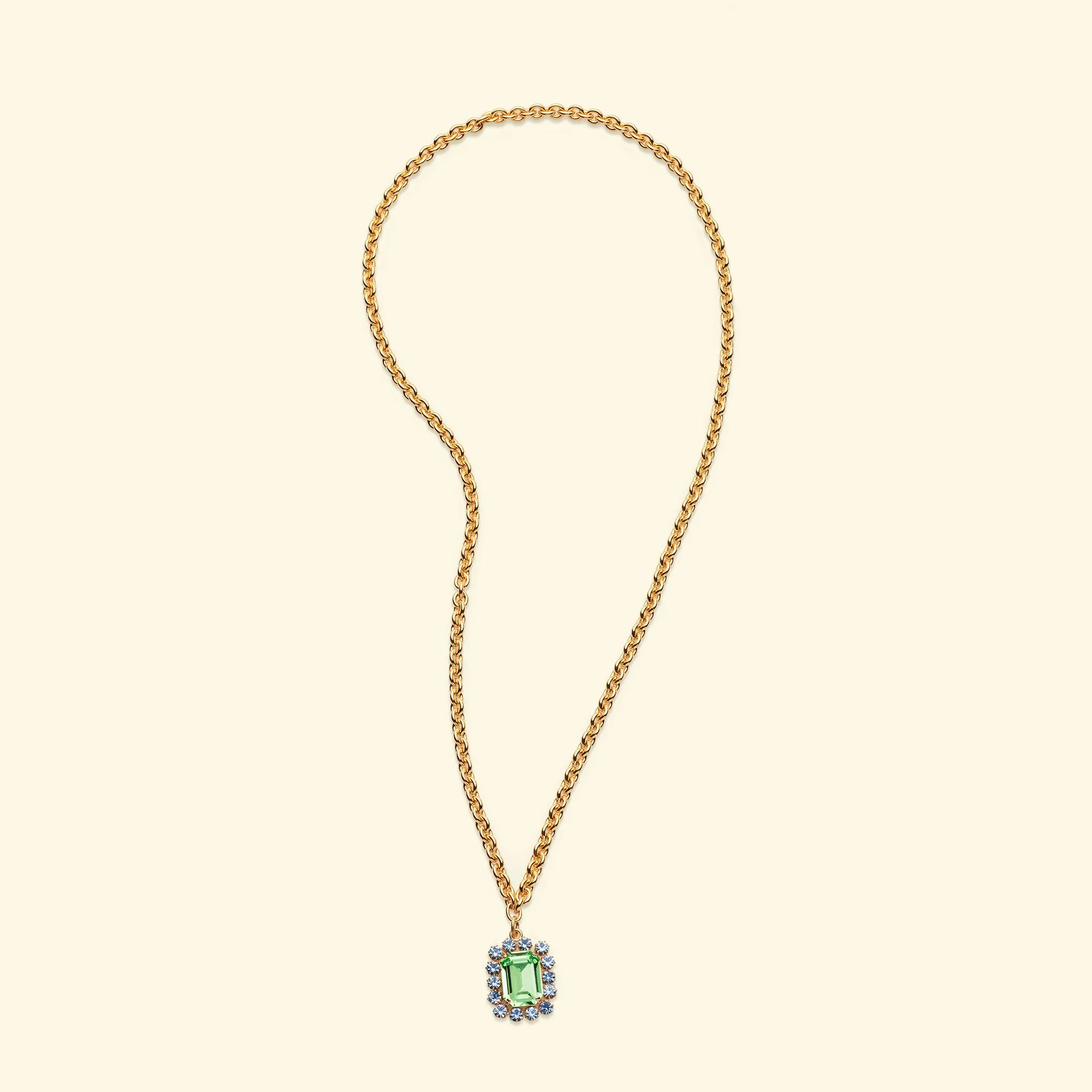 Rebecca necklace Olive chain sold by Bangle Begum product image thumbnail 4