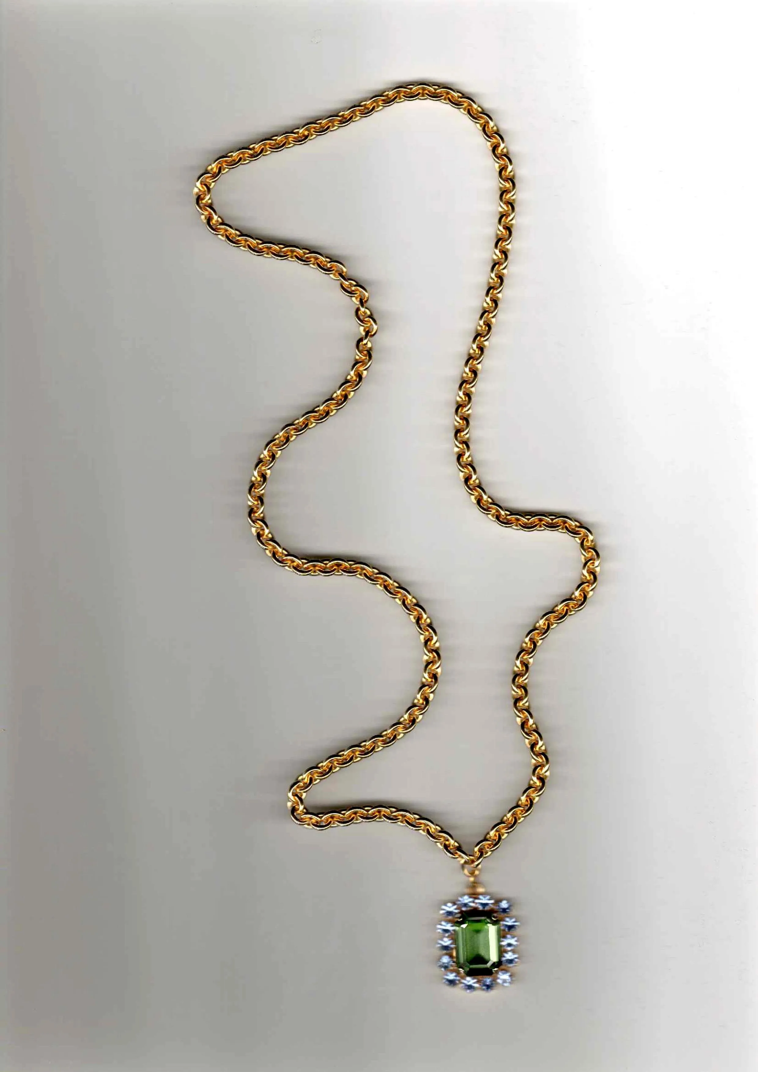 Rebecca necklace Olive chain sold by Bangle Begum product image thumbnail 2