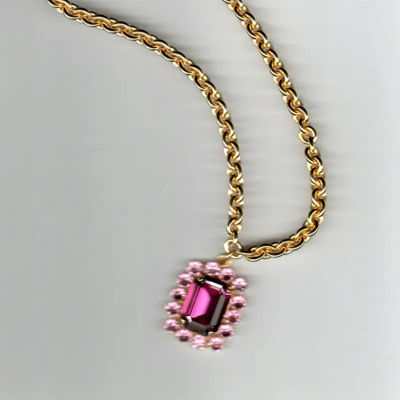 Rebecca necklace Mulberry chain sold by Bangle Begum