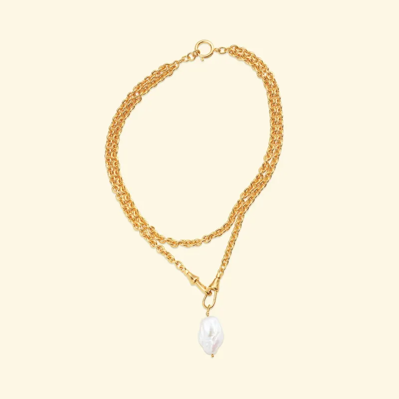 Lovers necklace Pearl made by Bangle Begum