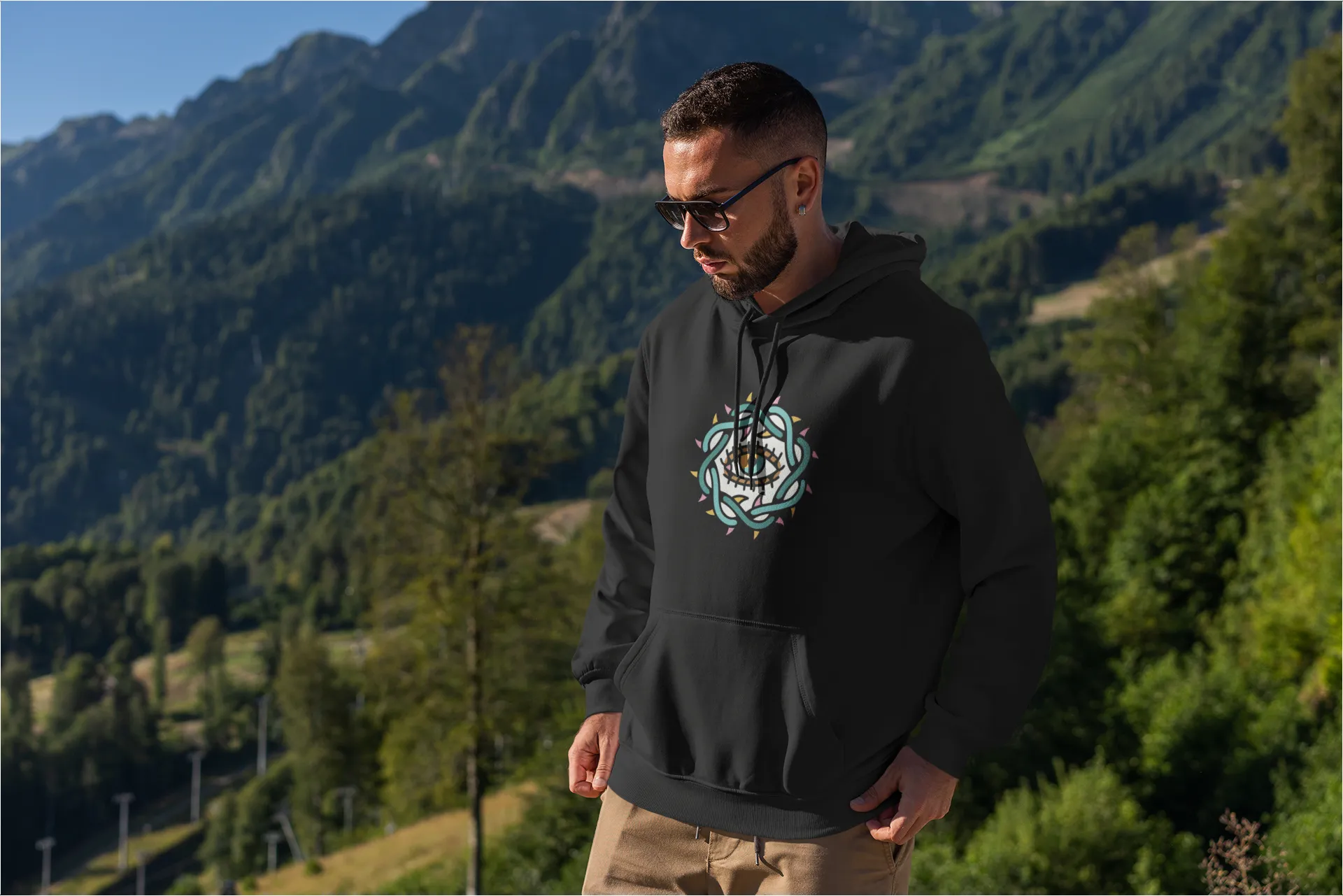 Evil Eye Oversized Hoodie sold by Ceazur