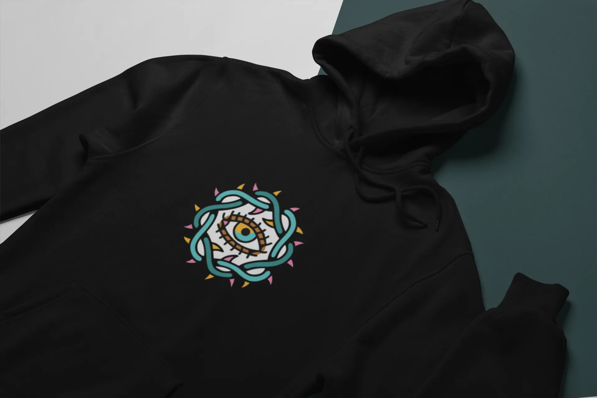 Evil Eye Oversized Hoodie sold by Ceazur product image thumbnail 3