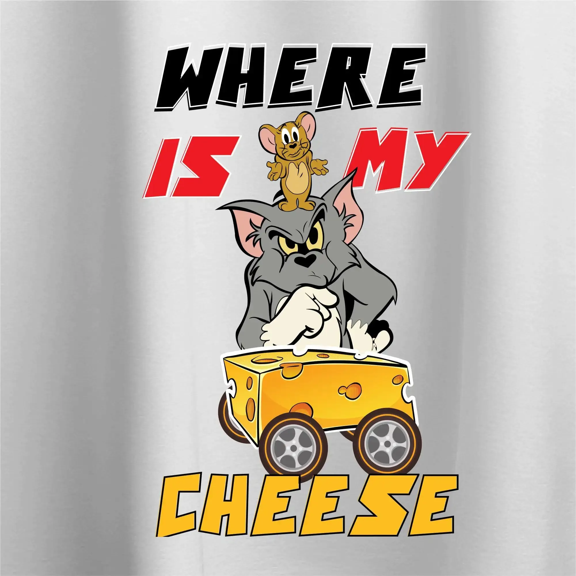 Where Is My Cheese Oversized T-Shirt sold by Ceazur product image thumbnail 4