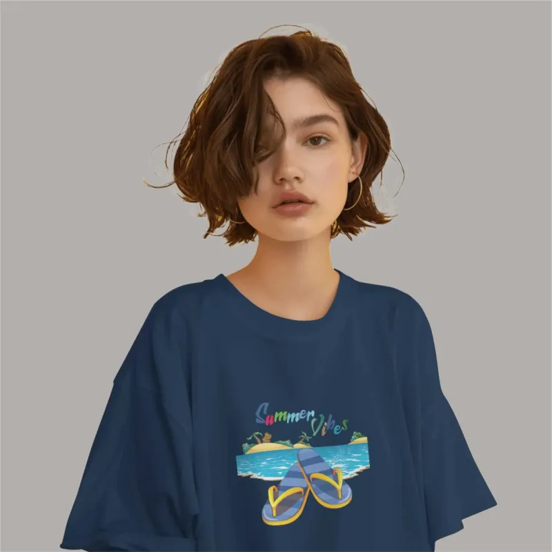Summer Vibes Oversized T-Shirt sold by Ceazur