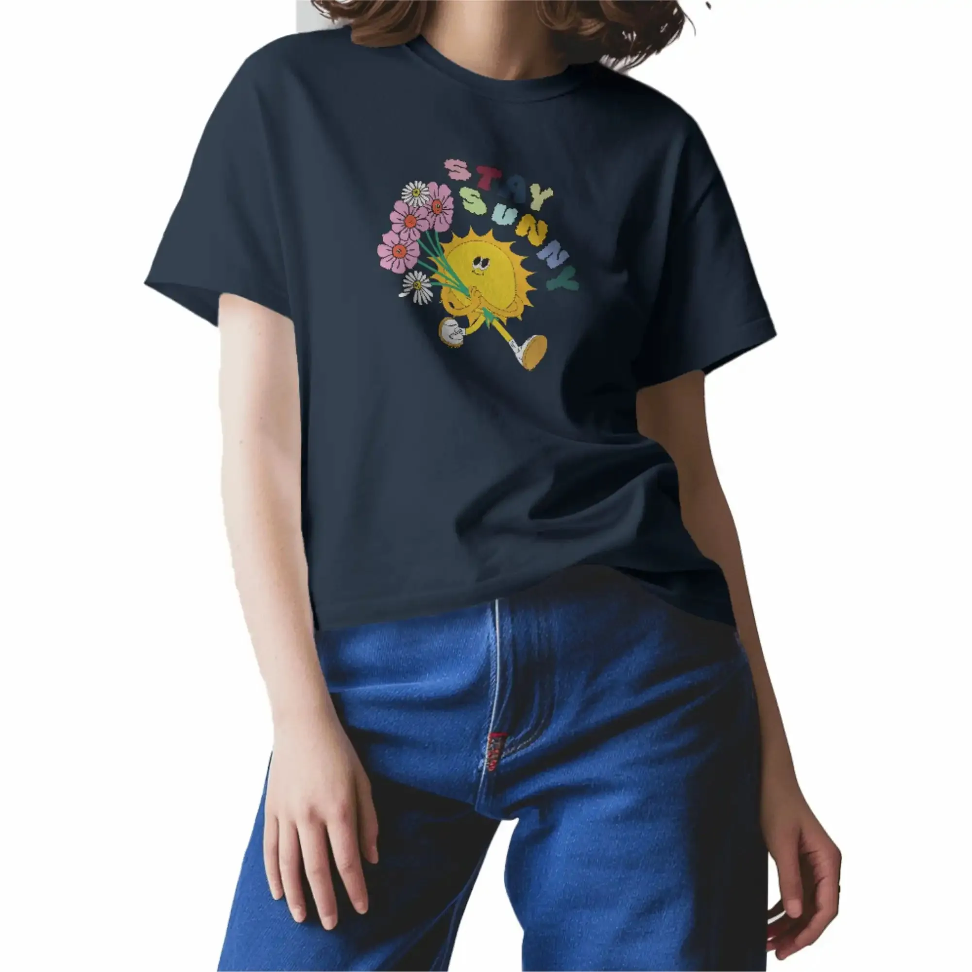 Stay Sunny Oversized T-Shirt sold by Ceazur product image thumbnail 3