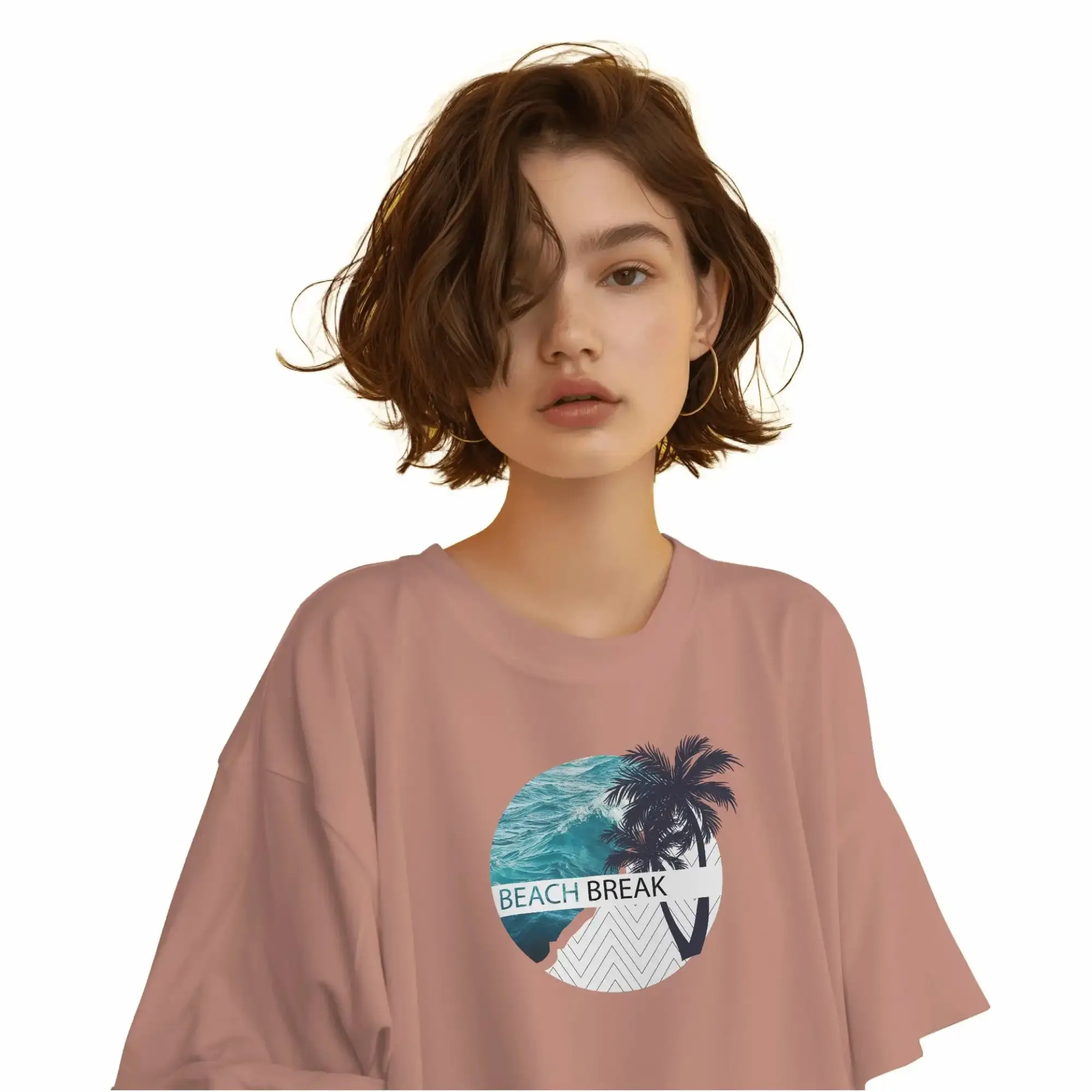 Beach Break | Beach T Shirt & Goa T Shirts For Women sold by Ceazur product image thumbnail 5