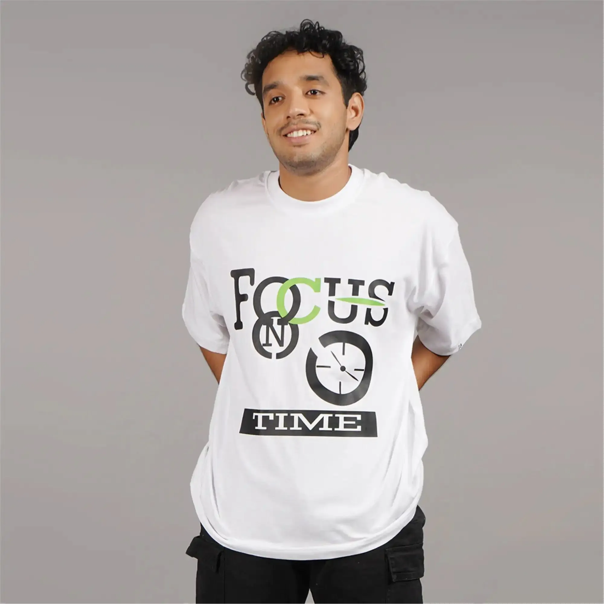 Focus On Time Oversized T-Shirt sold by Ceazur