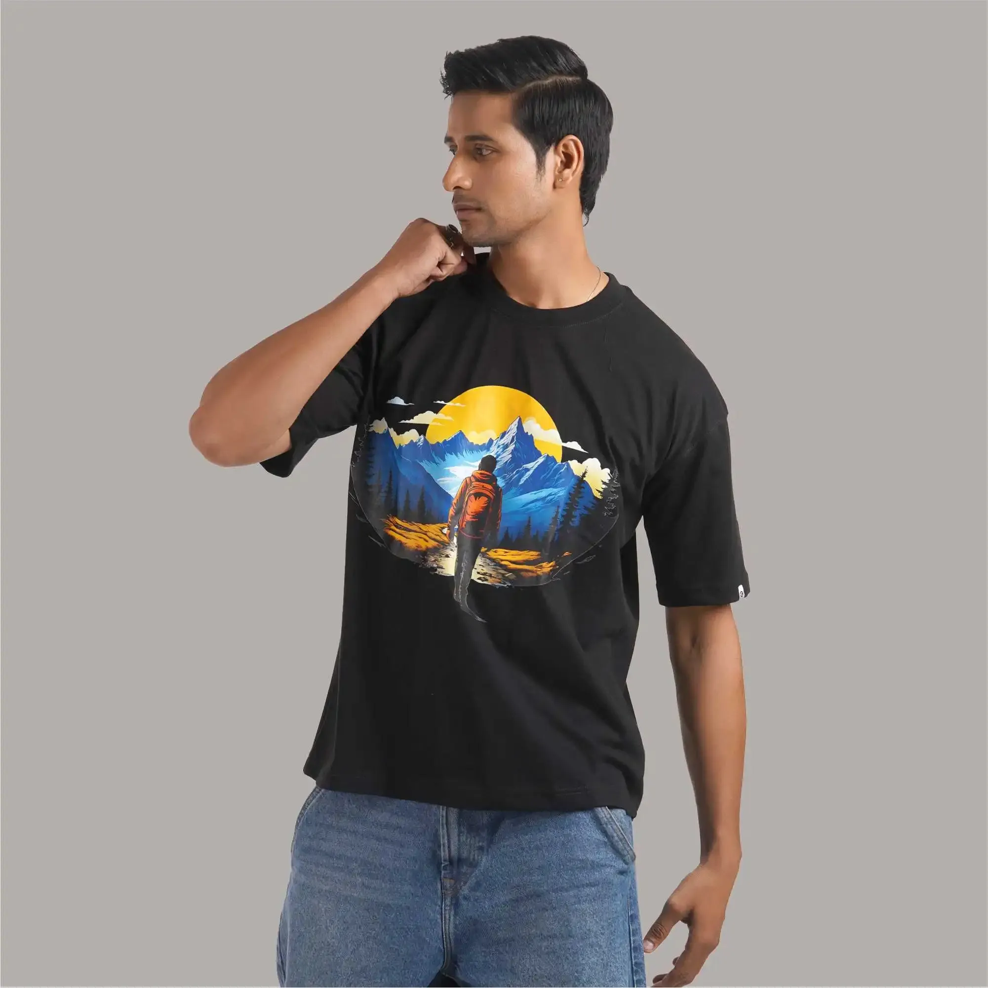 Sunset Oversized T-Shirt sold by Ceazur product image thumbnail 3