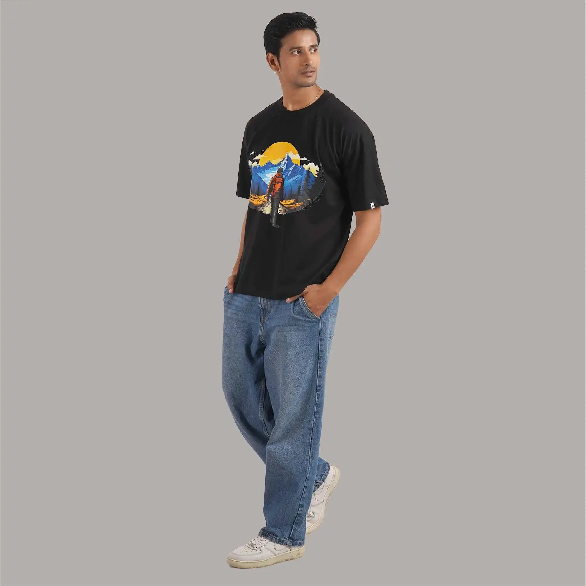 Sunset Oversized T-Shirt sold by Ceazur product image thumbnail 4