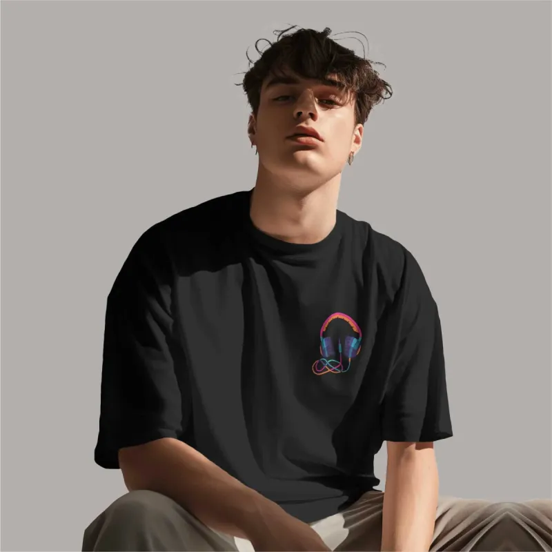 Headphone Oversized T-Shirt sold by Ceazur