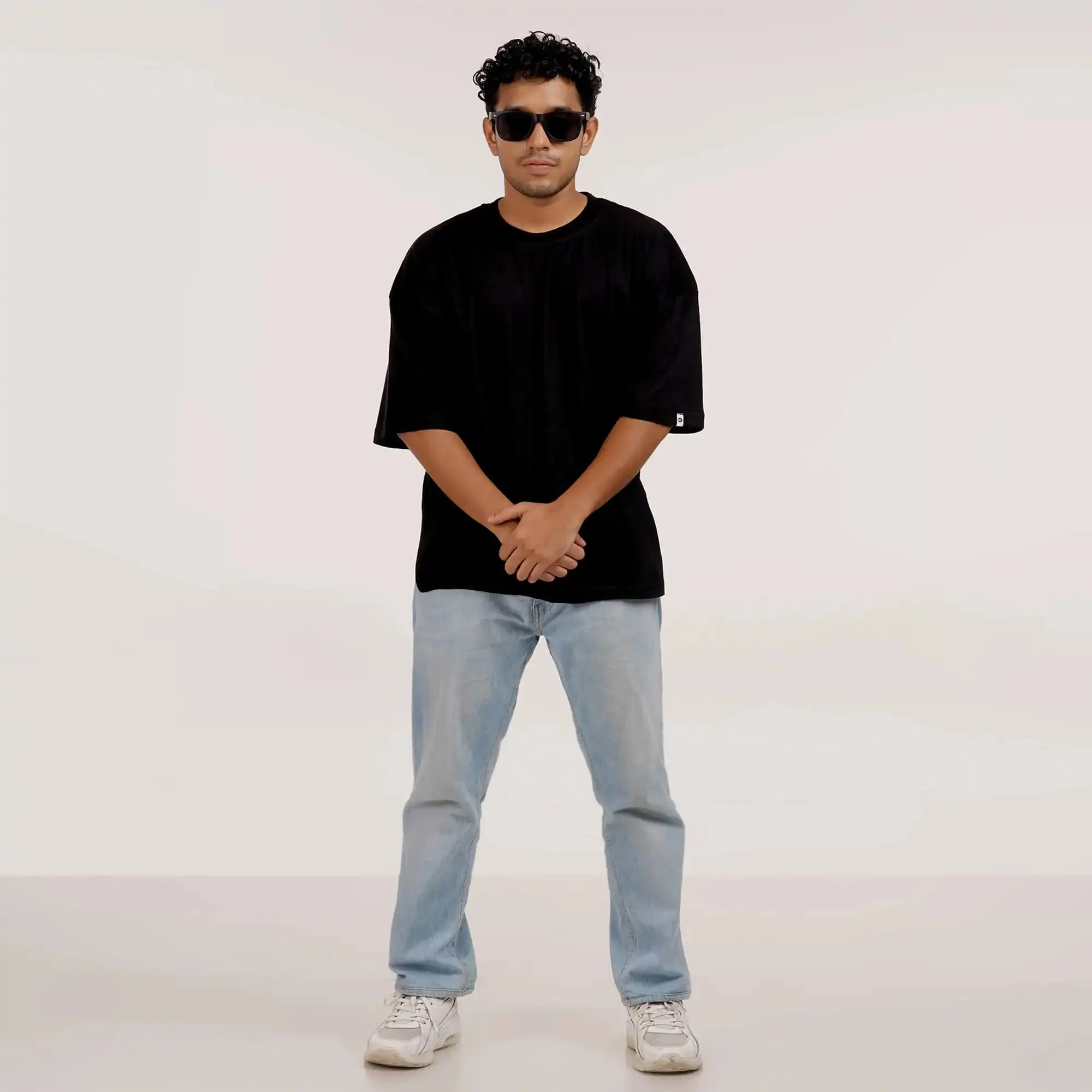 Reflective Skull Oversized T-Shirt sold by Ceazur product image thumbnail 4