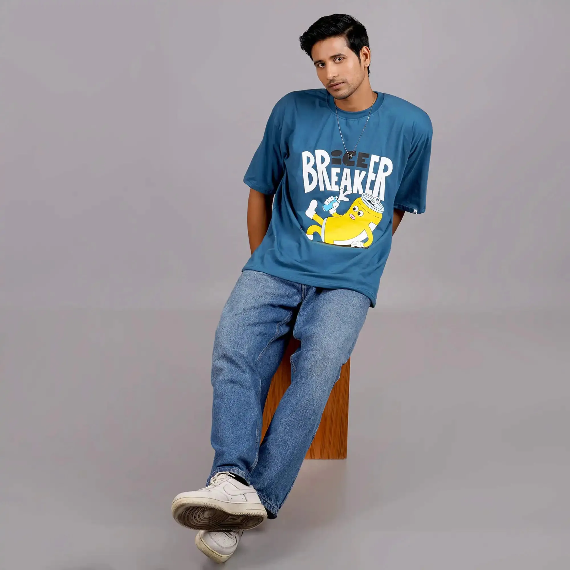 Ice Breaker Oversized T-Shirt sold by Ceazur product image thumbnail 3