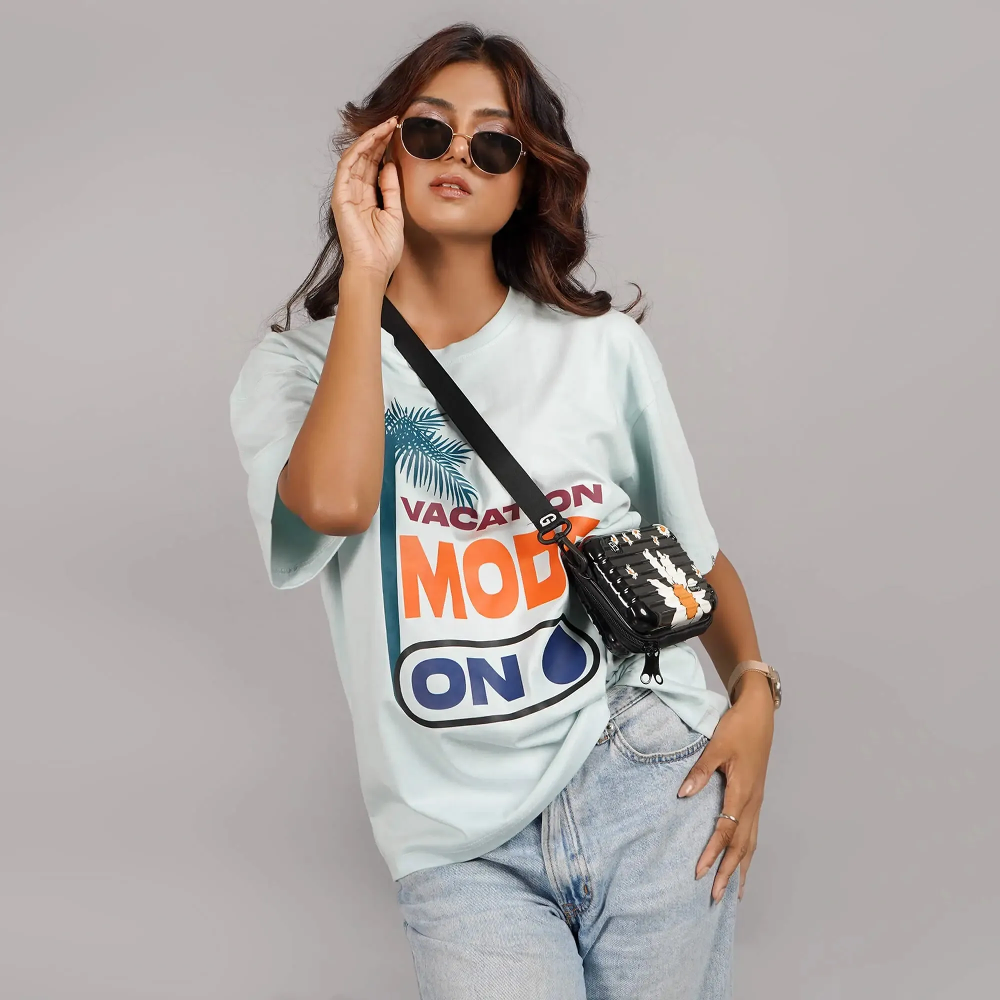 Vacation Mode On Oversized T-Shirt sold by Ceazur product image thumbnail 2