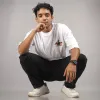 Bike Rider : White Oversize T Shirt sold by Ceazur