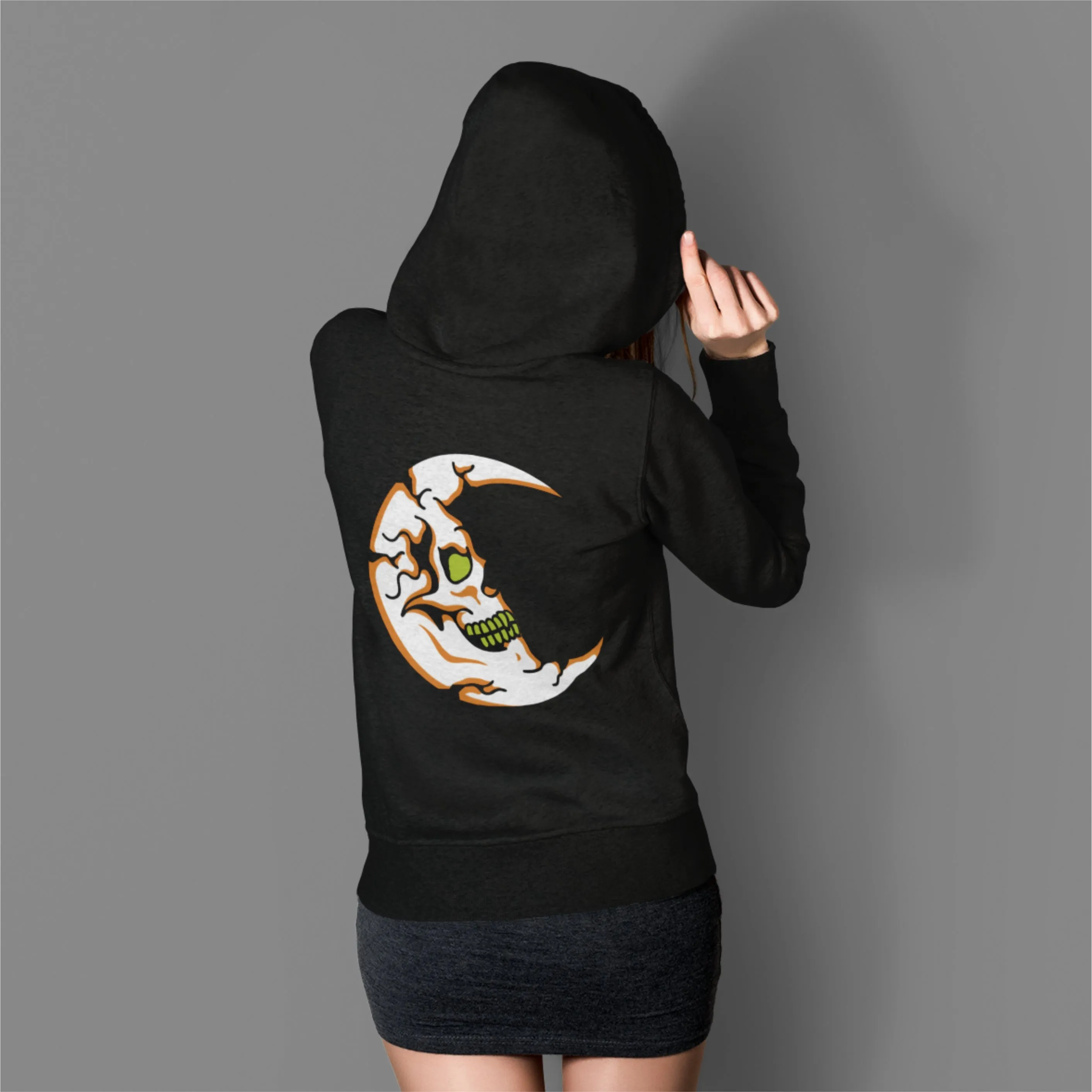 Moon Terror Oversized Hoodie sold by Ceazur product image thumbnail 2