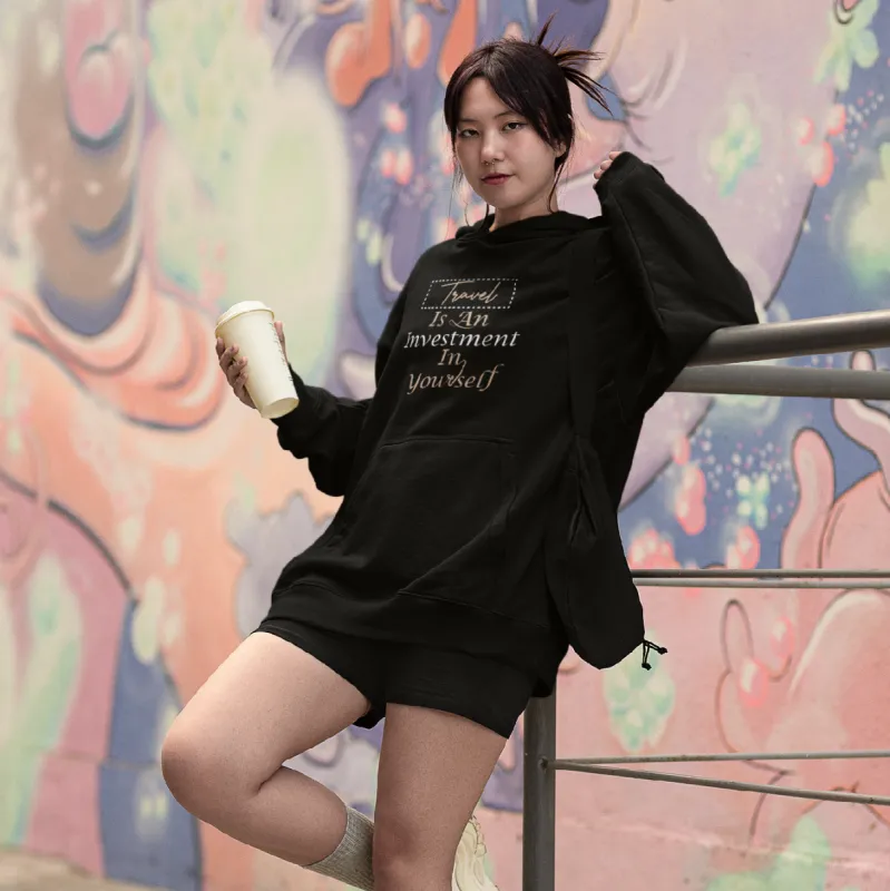 Travel Is An Investment Oversized Hoodie sold by Ceazur
