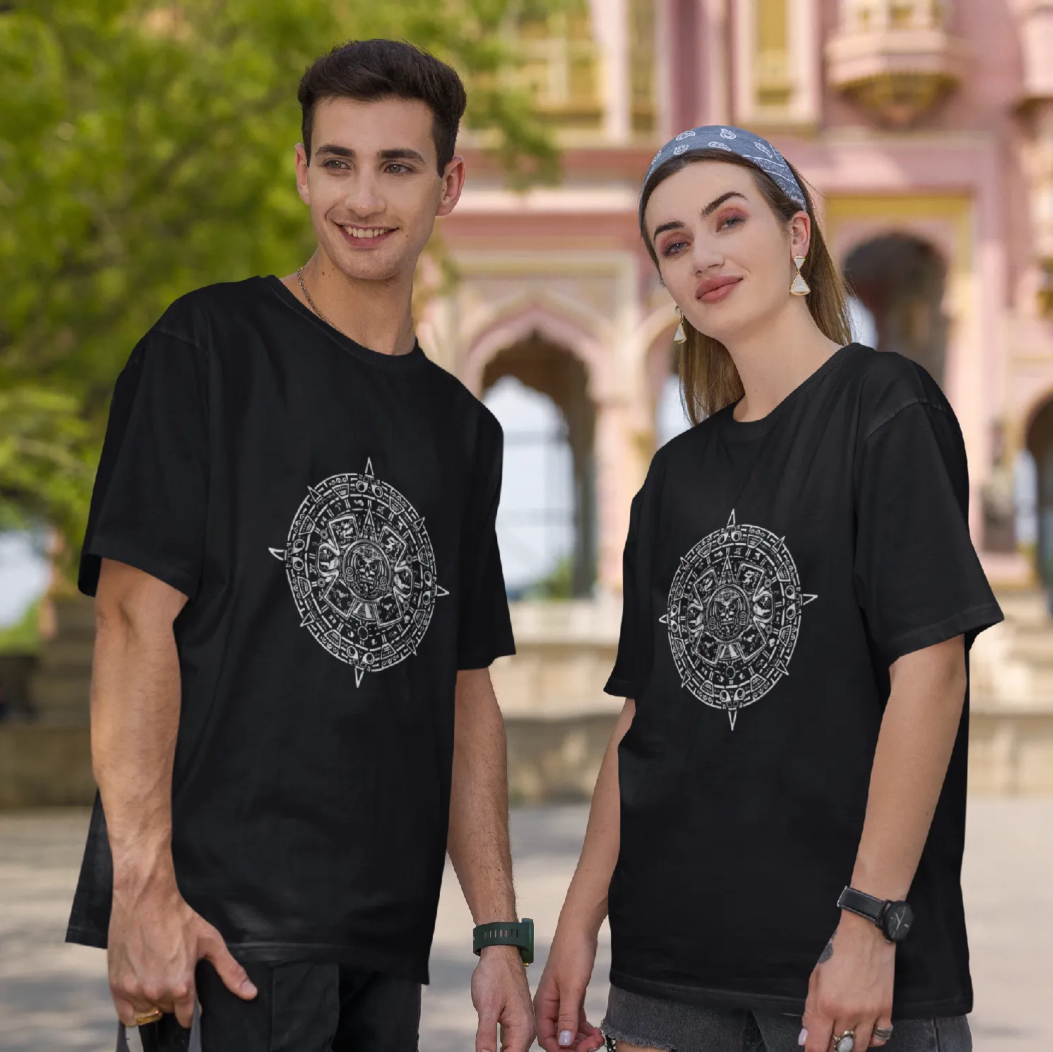 Chakra Reflective Oversized T-Shirt sold by Ceazur product image thumbnail 2