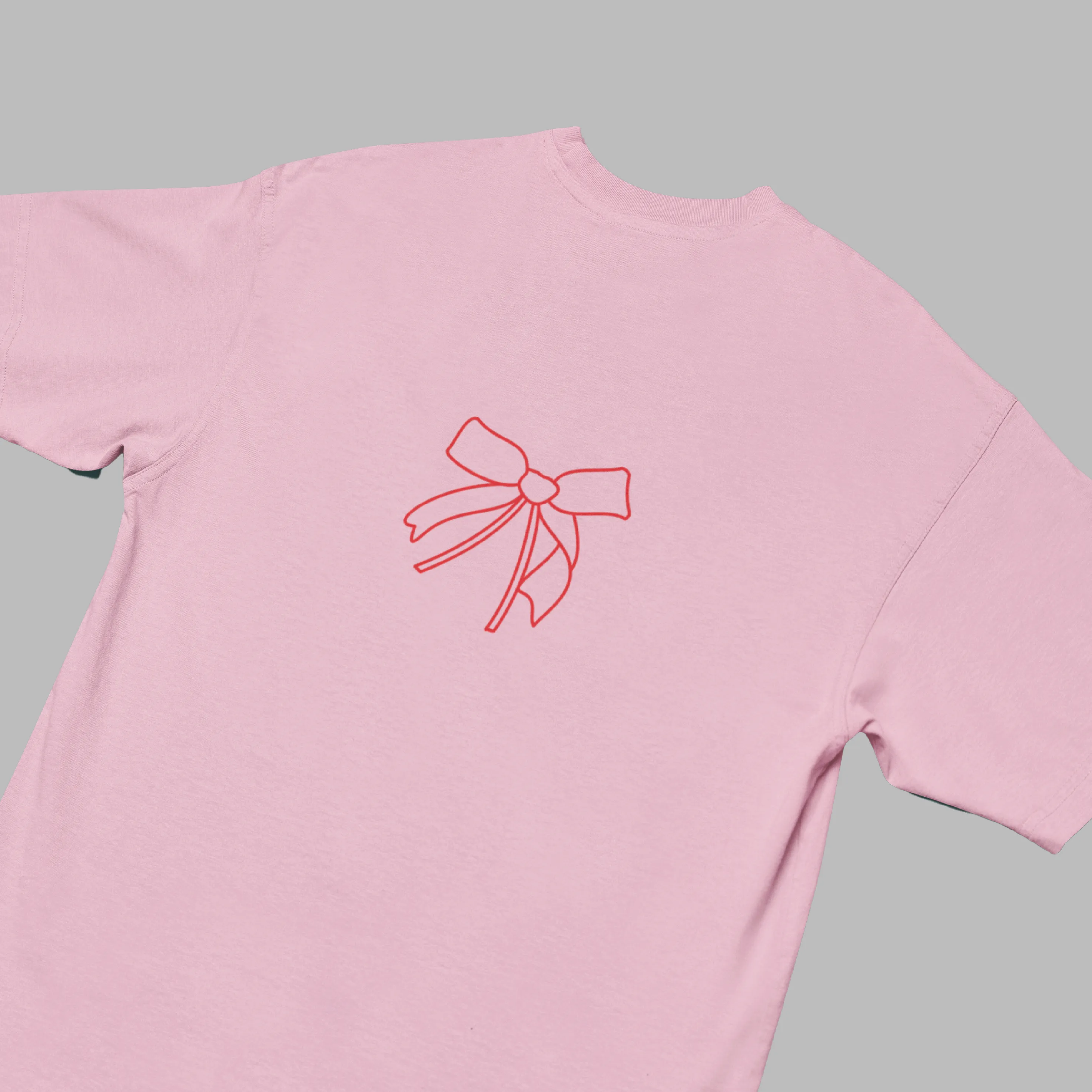 Pookie Bow Printed Oversized T-Shirt sold by Ceazur product image thumbnail 3